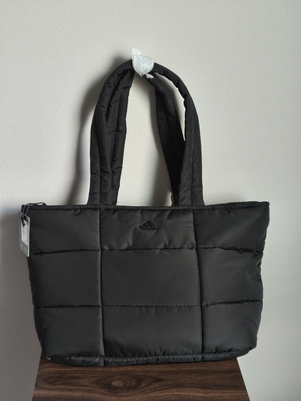 Adidas Women’s Black Quilted Tote Bag